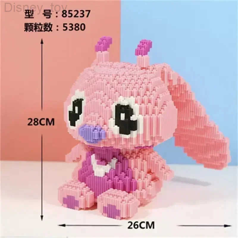 Disney New Stitch Building Blocks Toy Giant Puzzle Assembly for Kids Birthday Gift Desktop Decoration Fast Delivery H251008