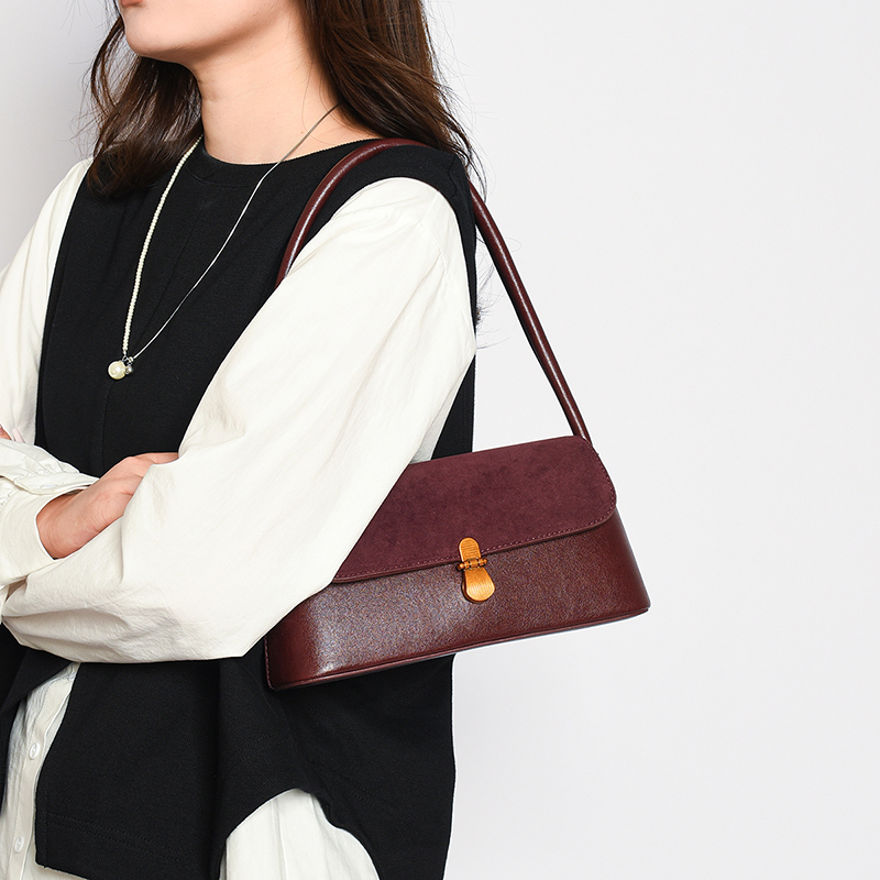 Niche Chic Underarm Bag 2025 New Fashion PU Tote Versatile Shoulder Bag 8894