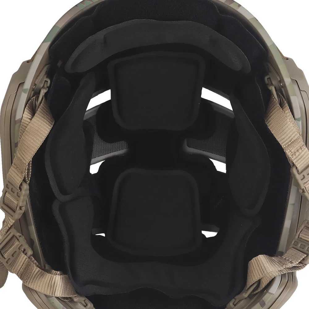 Tactical MK Training Helmet Dual Softlined Paintball Protective Suspension System Multifunctional Rail Fit C251008