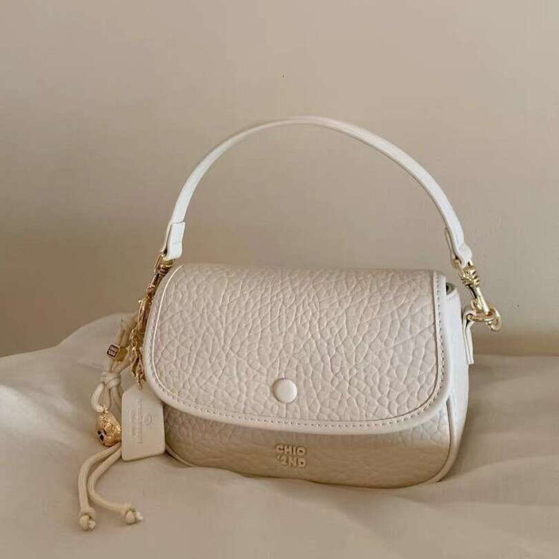 High-end fashion designer bag Luxury Nanfeng Chio nd Sea Salt Cream Small Square for Women Super Popular Lychee Pattern Handbag Shoulder Crossbody Bag