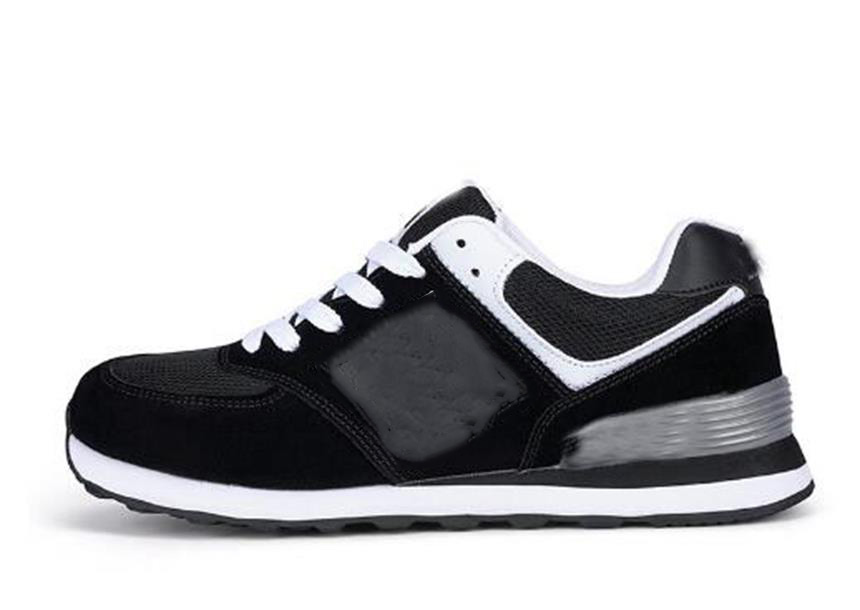 designer Dress shoes Newb 574 Classic Vintage Mesh Fabric Faux Leather Casual Men's and Women's Running Shoes White Silver casual shoes