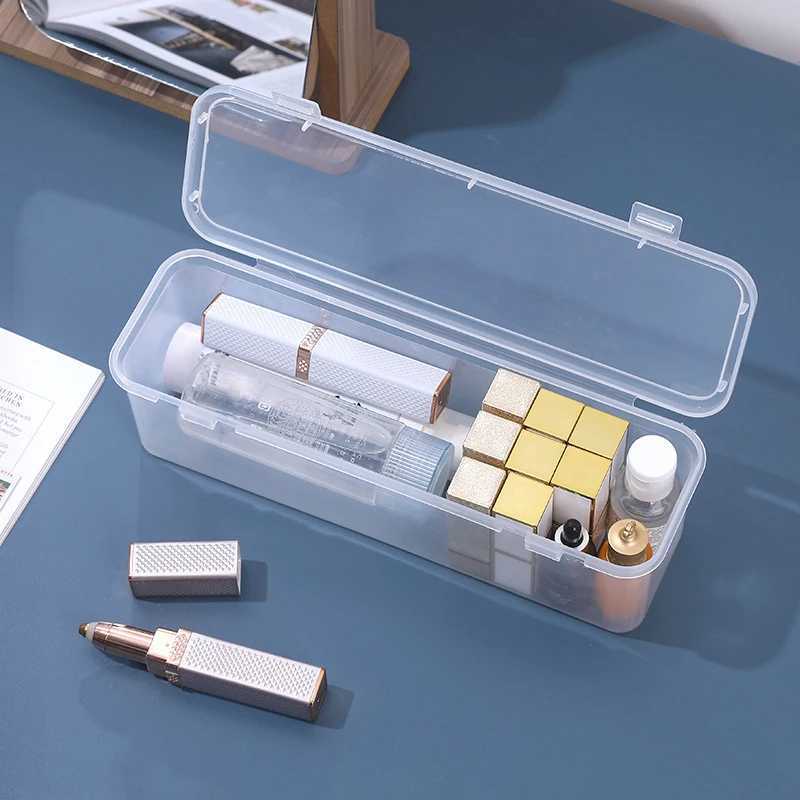 Charge Cable Storage Box Transparent Cabinet Desktop Snack Makeup Storage Box Kitchen Spice Organizer Accessories Box C251008