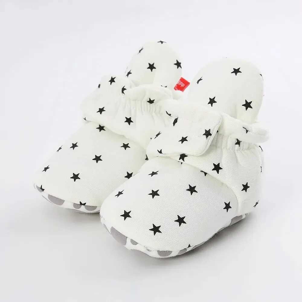 Meckior New Baby Shoes Star Toddler First Walkers Booties Cotton Comfort Soft Antislip Warm Infant Baby Boy Girl Shoes C251008