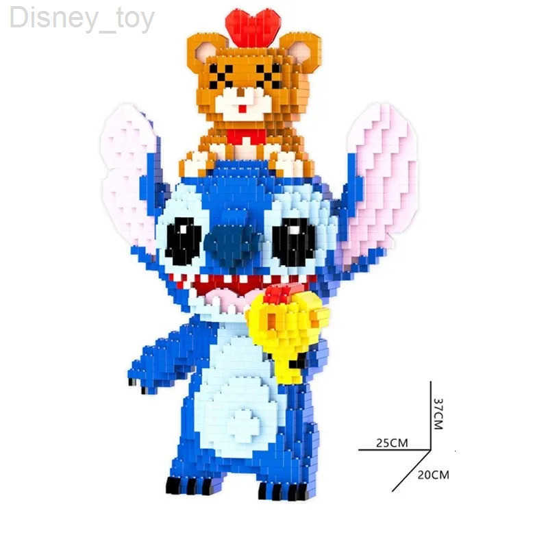 Disney 2025 New Series Stitch Cartoon Character Model Series Building Blocks Puzzle Set Childrens Toy Gift H251008