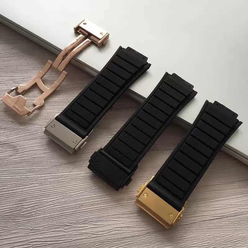 1929mm 1927mm For Hublot King Power UNICO Big BANG Watch Strap Silicone Rubber Band Interface Bracelet Replacement With ToolXJ251009