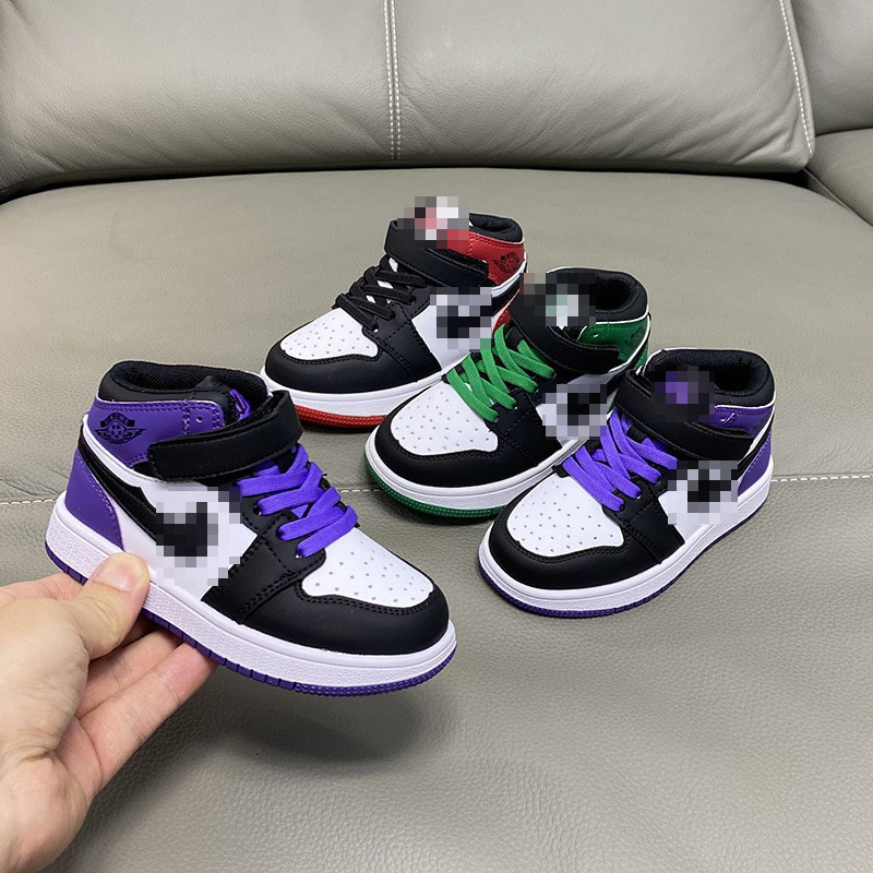 Autumn and winter new soft soled sports shoes for boys, basketball shoes for girls, casual high top sports shoes, designer shoes