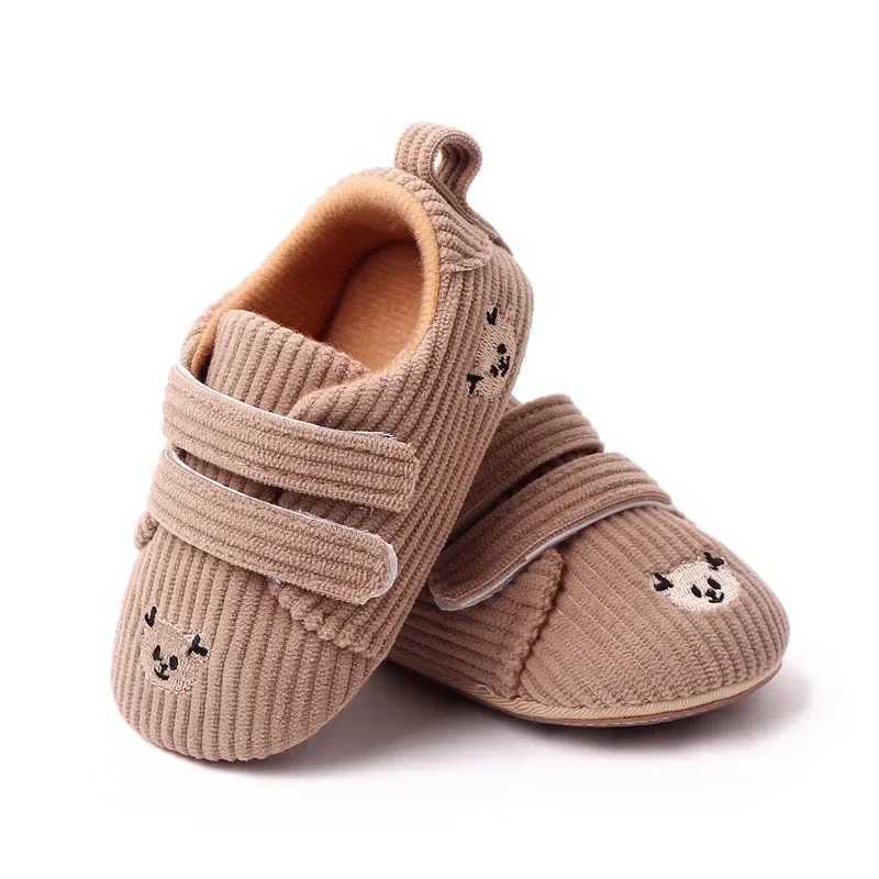 Cartoon Bear Shoes Casual Anti Drop Baby Shoes Soft Sole Baby Girls Boys Walking Shoes Infant Toddler First Walkers C251008