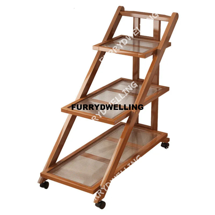 Dwe74 M8161 Coffee With Movable Multi-Layer Creative Side Table Modern Simple Storage Rack