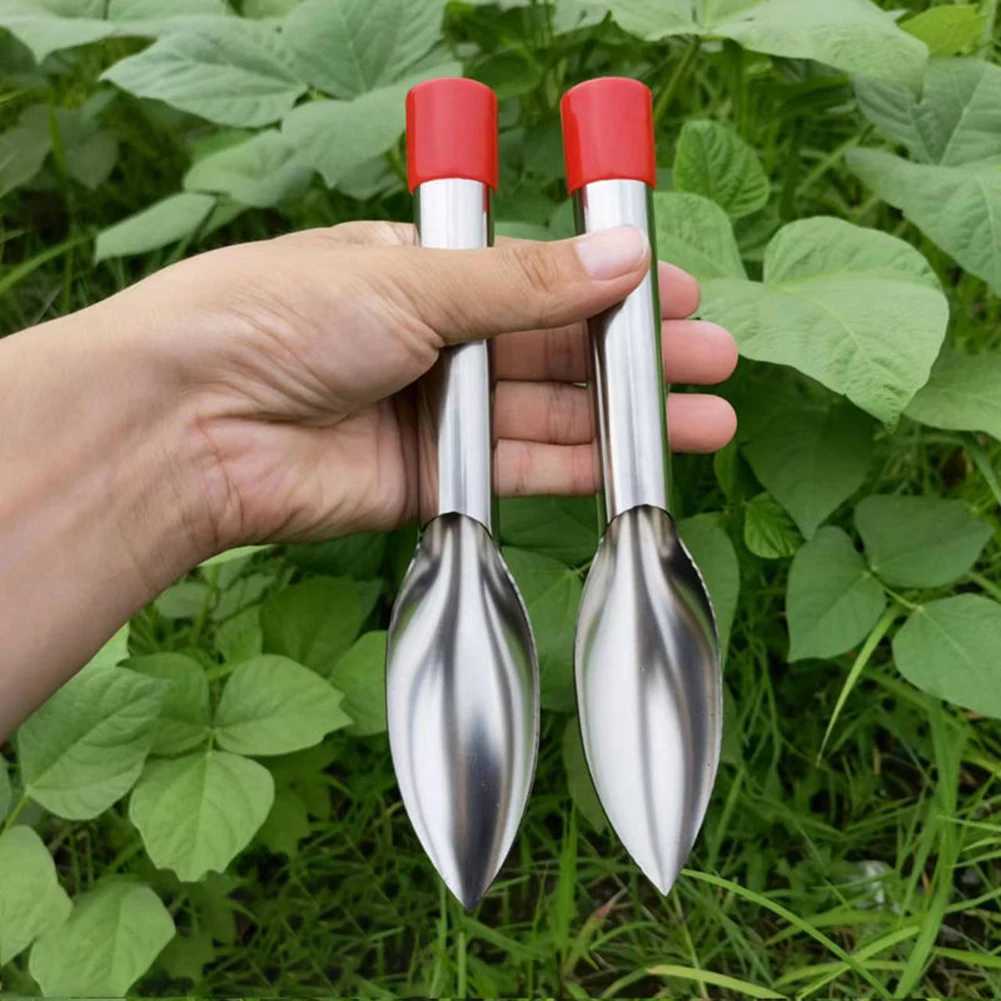 2 Pcs Gardening Tool Set Transplanting Small Shovel Weeding Digging Soil Spade Shovel Rake Farming Shovel for Garden Plants Care J251121