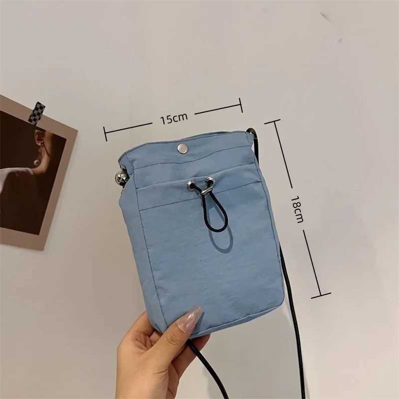 New Nylon Crossbody Bag Soft Mini Phone Wallet Multifunctional Square Shoulder Bag Crossbody Purse Canvas Purse Messenger BagT251007
