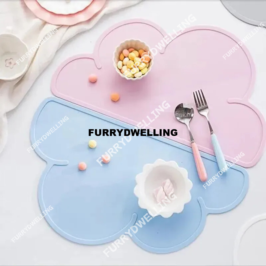 140603 Easy Clean Mat Non-Slip Silicone Food Pad Leak-Proof Dwe74 Feeding Mats Cushion For Cat Feeder Dog Bowl Pet Accessories