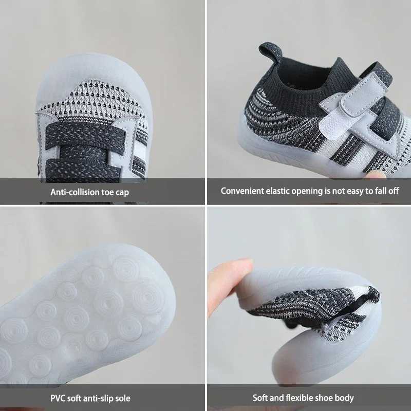 Baby Sports Shoes Mesh Breathable Boy Girls Walking Soft Soles Antiskid Baby Shoes Boy Childrens Casual Sports Shoes C251008