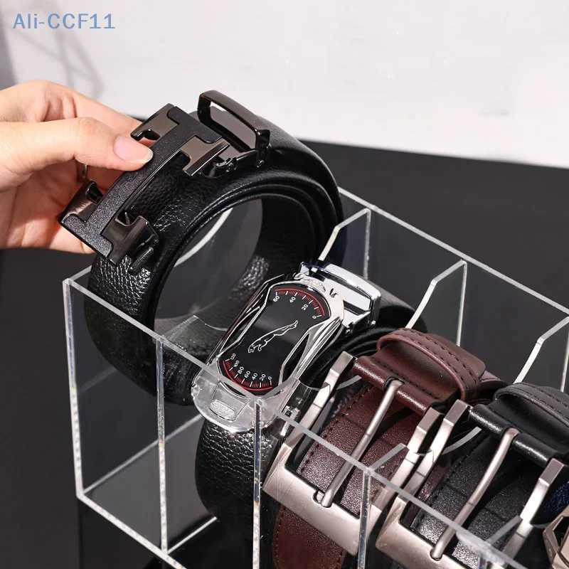 Transparent Acrylic Storage Boxes Desktop Belt Multigrid Organizer Cosmetic Storage Boxes With Dividers C251008