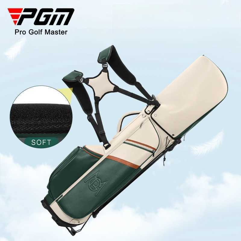 PGM Women Golf Bags 7Grid Plug Hole Shoulder Strap Waterproof Microfiber Rack Bag QB175 J251008
