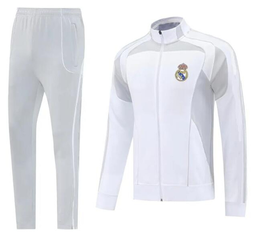 25 26 Reals MadridES Soccer jacket full Zipper Arsen Tracksuit man football VINI JR 2025 2026 MBEPPA BELLINGHAM training suit jacket jogging Survetement