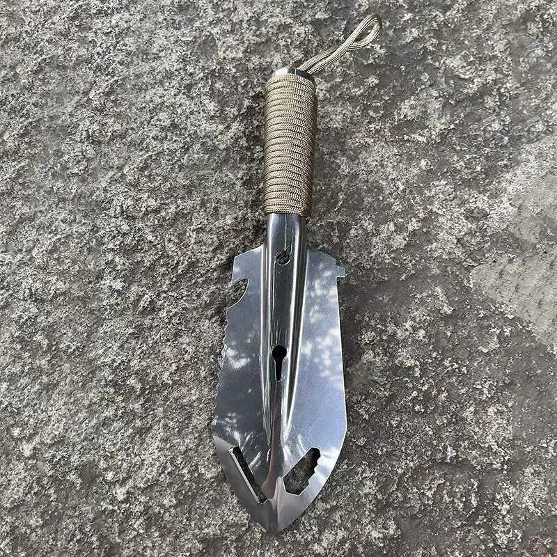 Portable Camping Hiking Traveling Pinic Shovel Multifunctional Ordnance Shovel Survival Outdoor Equipment Garden Tool Shovel J251121