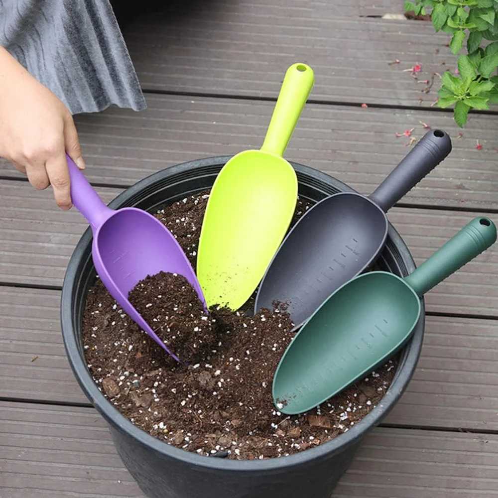 Garden Shovel Plant Hand Trowels Soil Planting Digging Transplanting MultiFunction Beach Sand Pets Food Scoop Garden Tools J251121