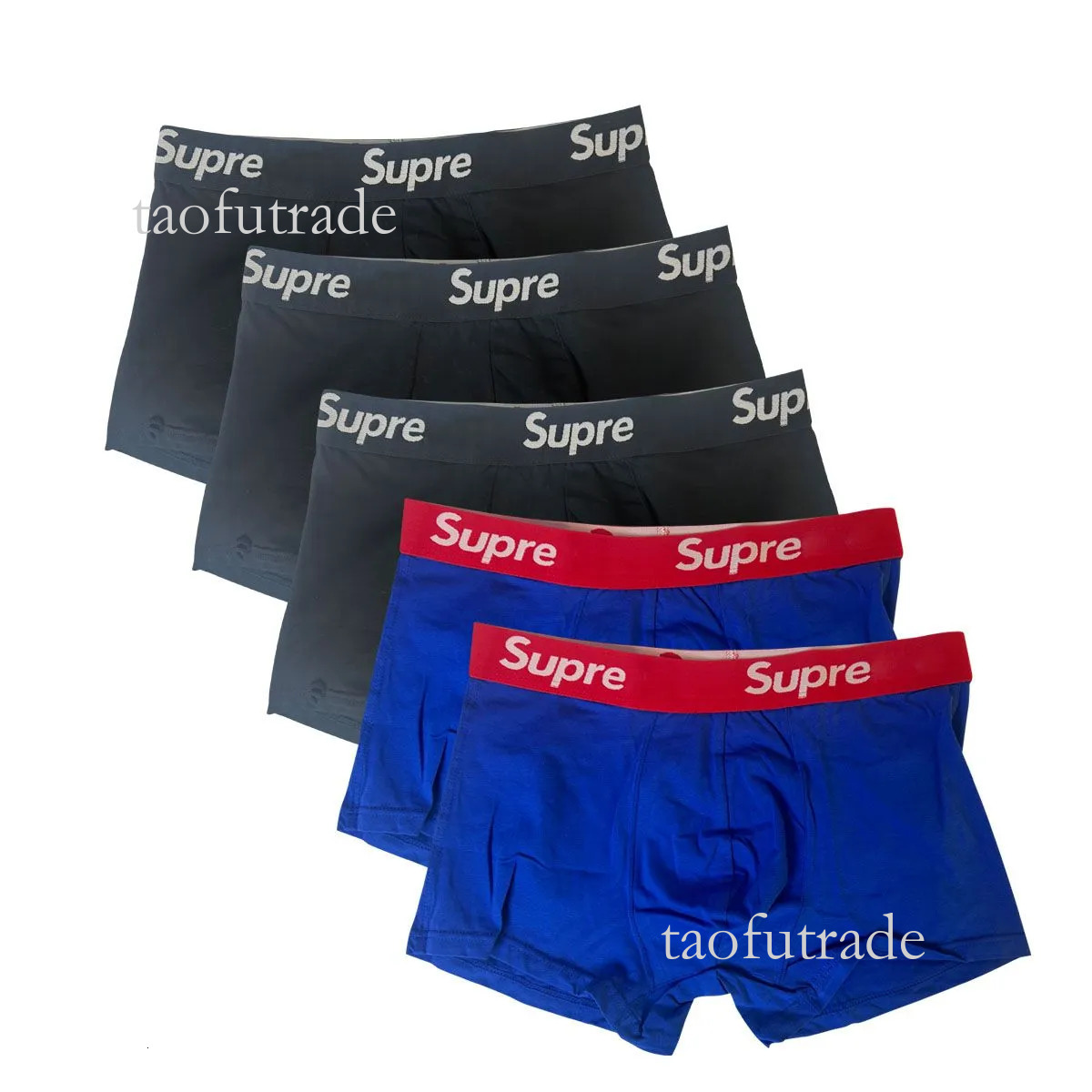 Supremely Boxer Underpants 5 Pieces/Mens Panties Boxer Panties Fashion Designer Mens Panties Cotton Shorts Mens Womens Panties Boxer Supremely Shorts 96b