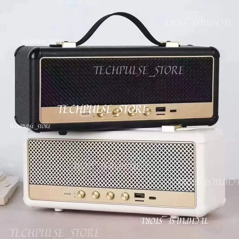 2025 Retro Wireless M10 M30 Bluetooth Speaker Portable Outdoor Speakers With tech73 Powerful Sound & Deep Bass