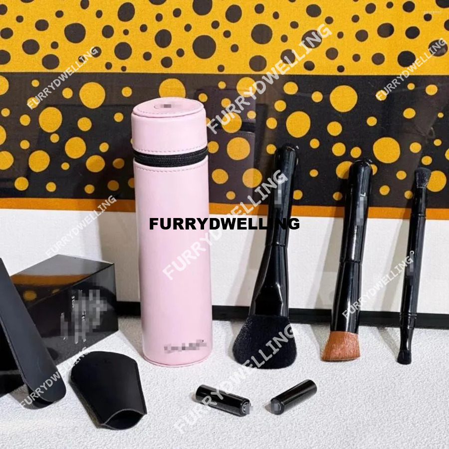 Storage Bottles Multi-Functional Dopamine Cosmetic Kit: Blusher & Foundation Brushes Dwe74 Eyeshadow Duo Complete Set With Organizer Tub