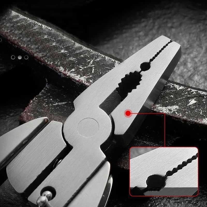 Multifunctional Pliers Mini Foldable Stainless Steel Knife MultiPurpose Combined Tool for Outdoor CampingCamping Accessories J251121