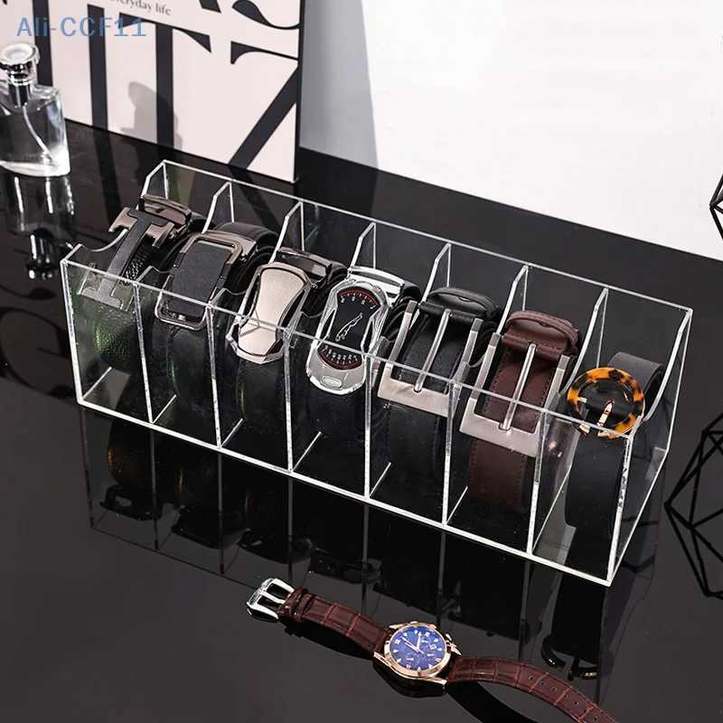 Transparent Acrylic Storage Boxes Desktop Belt Multigrid Organizer Cosmetic Storage Boxes With Dividers C251008