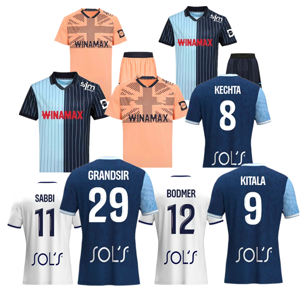 2025 2026 Havre AC Sangante soccer jerseys G.LLORIS KECHTA KITALA SABBI KUZYAYEV ZOUAOUI LOGBO 25 26 Operi SALMIER GRANDSIR BOUNEB men kids kit Football jersey