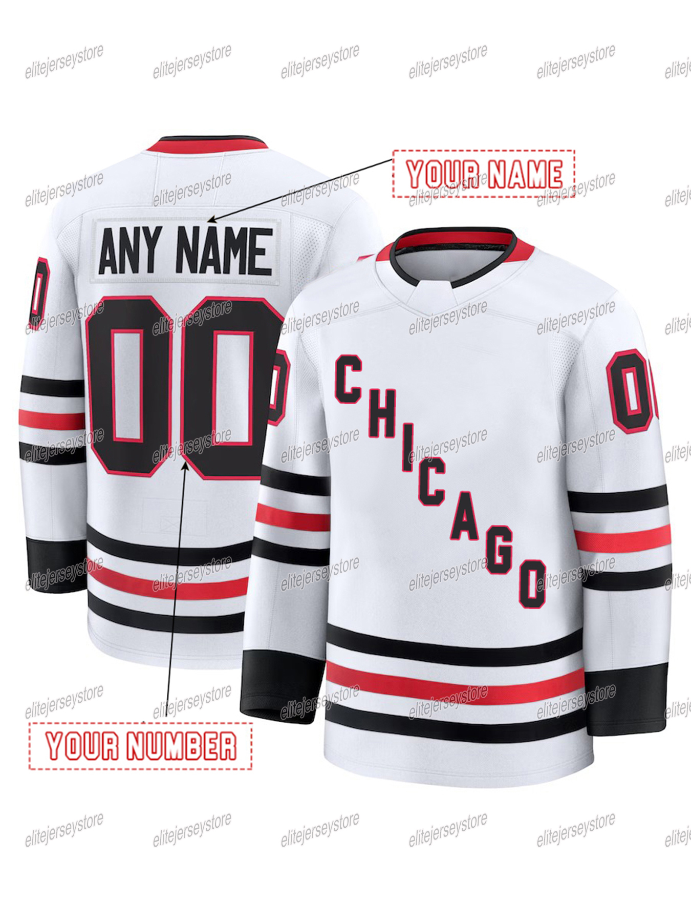 Personalized Custom 2025-26 100th Anniversary Hockey Jerseys 98 Bedard Alex Vlasic Nick Foligno Taylor Hall Bertuzzi Teravainen Maroon Andreas Jones