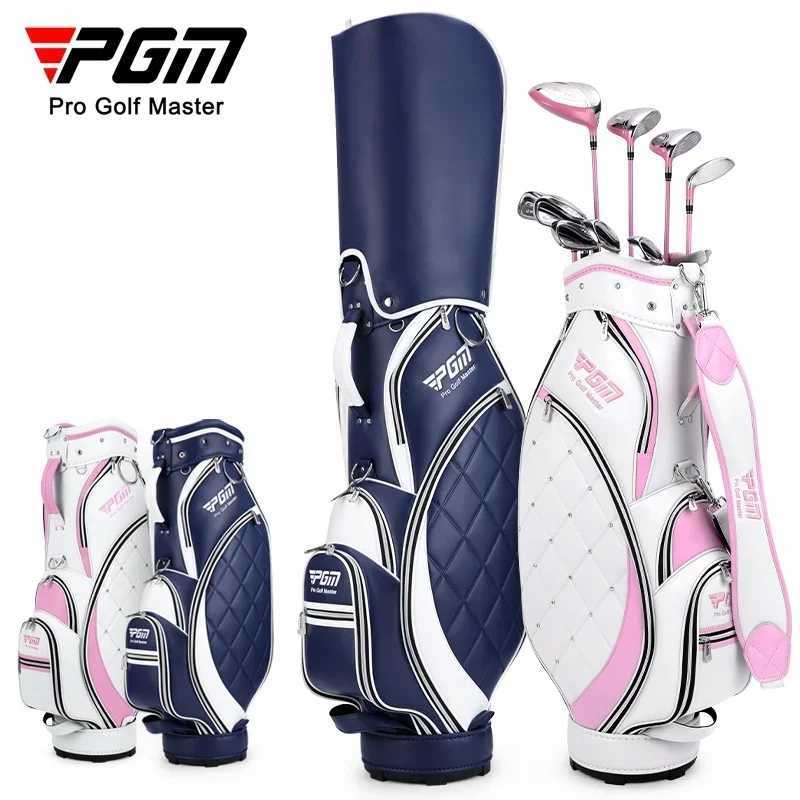 PGM Women Golf Bag High Quality Light TPU Golf Clubs Bag 2 Colors In Choice Waterproof Cloth Ball Bag GOLF Wear Resistant QB103 J251008