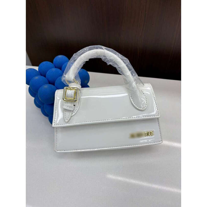 High-end designer bag Luxury Bags Small Square Niche Patent Leather Shiny Handbag Letter Underarm Shoulder Crossbody Bag Trendy Handbags tote purse