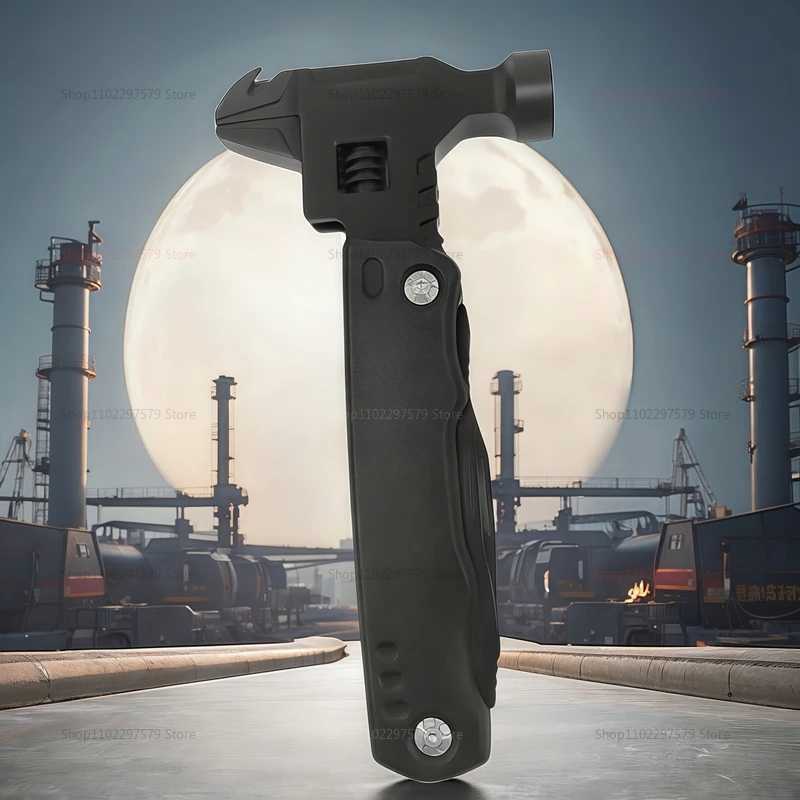 Multitool with Claw Hammer Stainless Steel Outdoor Survival Camping Hunting Hiking Tool Kit with Nylon Sheath J251121