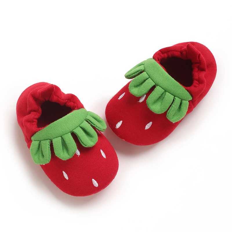 Cute Strawberry New Baby Casual Shoes Soft Sole Comfortable NonSlip Walking Shoes for Infants C251008
