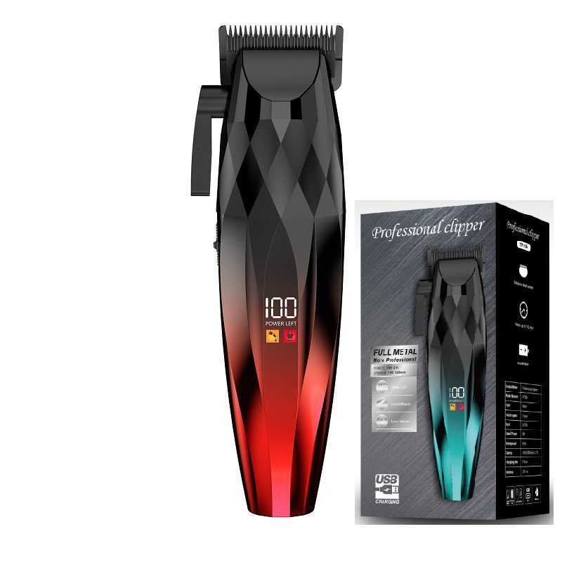 VGR Hair Trimmer Professional Clipper Cordless Barber 9000 RPM Rechargeable Hair Cutting Machine Metal Trimmer for Men V640 C250919