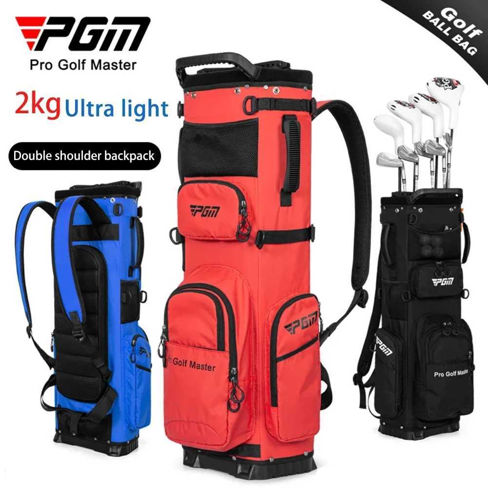 PGM Golf Bags Backpack Design Clubs Bag 2kg Ultra Lightweight Portable Fixed Insert Waterproof Accessories QB144 J251008