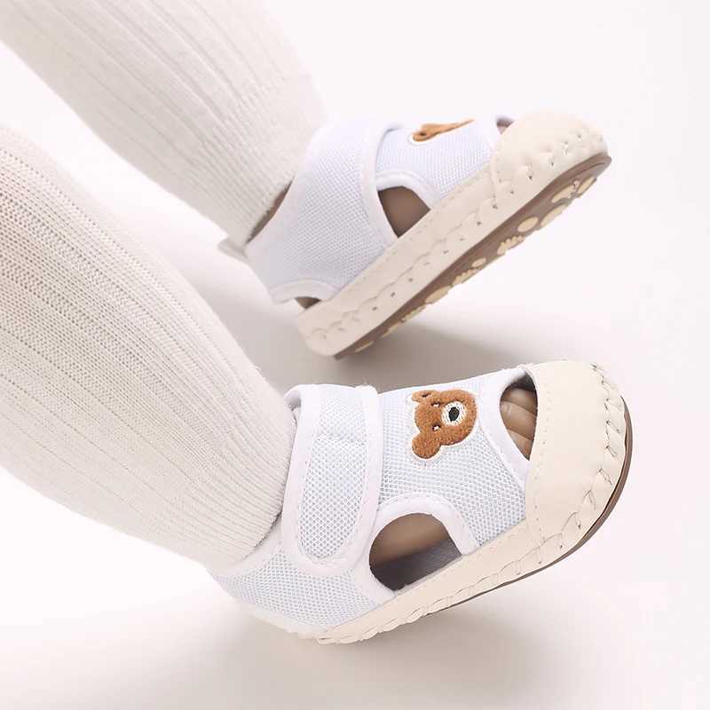 Cute Bear Soft Sole Comfortable Baby Sandals with Headband Anti Kick First Step Shoes Sandal 018 Months Baby Bed Shoes C251008