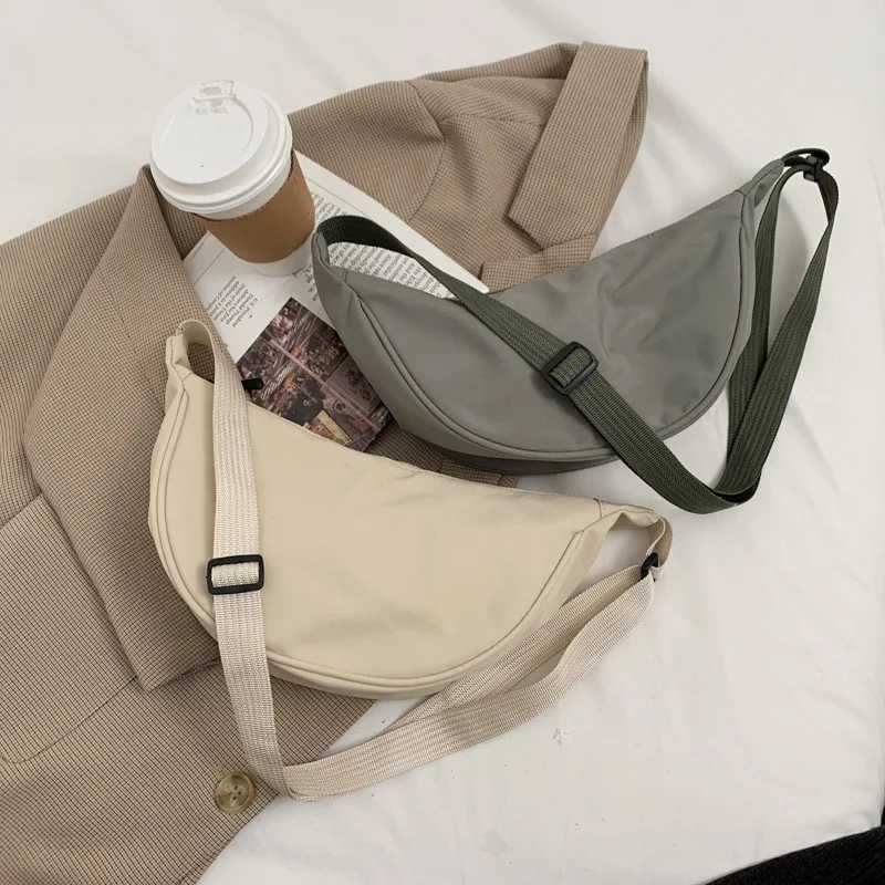 New Womens Crossbody Bag Simple Solid Color Shoulder Bags for Women Girls Lightweight Small Messenger Bag Friends GiftsT251007