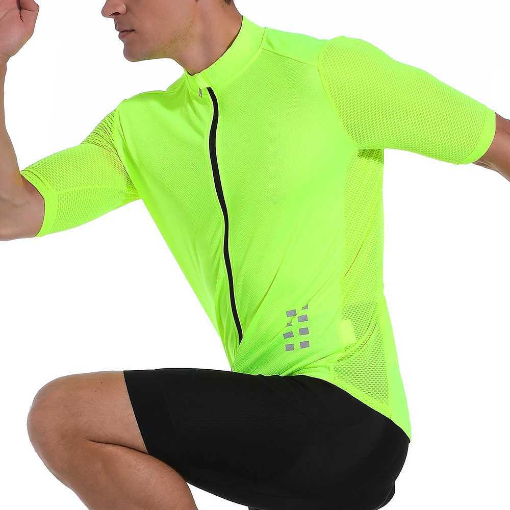 WOSAWE Men Cycling Jersey Downhill Jersey High Quality Pro Team Mountain Bicycle Clothing MTB Maillot Bike Shirt J251008