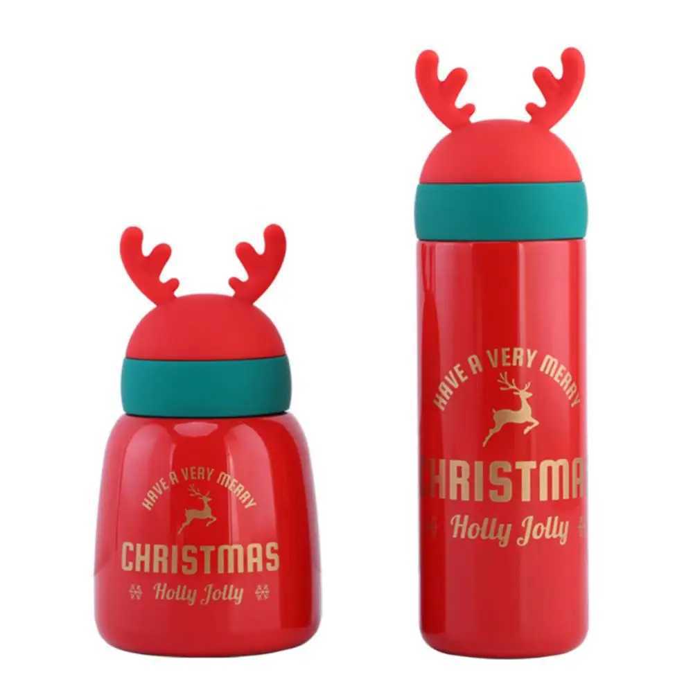 Vacuum Cup Christmas Gift Portable Thermal Tumbler Thermos Children Cute Girl Water Bottle Cartoon Insulated Cup C251008