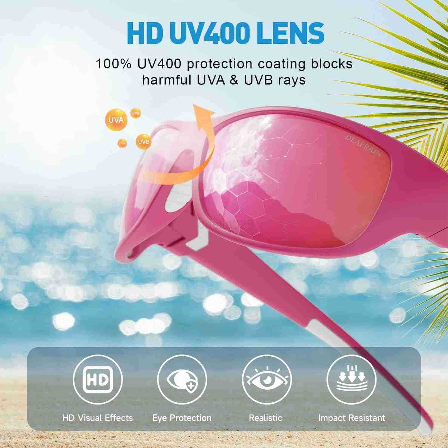 Polarized Sports Sunglasses for Men Women Driving Fishing Cycling Running UV Protection W251008