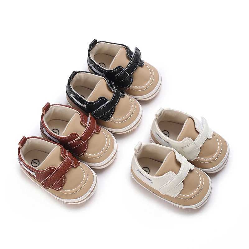 Rubber Sole Baby Shoes Kids Gentlemans Baptist Baby Girl Boy Solid Color Kids Shoes NonSlip Toddler Non Slip Sports Shoes C251008