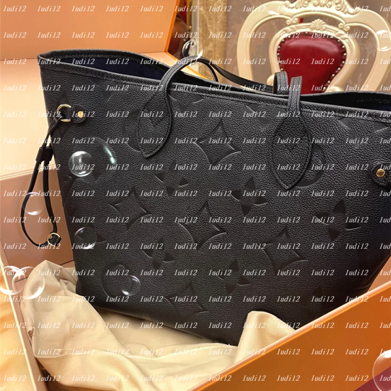 New Top quality neverfulltote Designer Bag shopping bag Womens crossbody shoulder bag leather mirror quality handbag Luxury bag Casual Tote 2PCs travel bag wallet