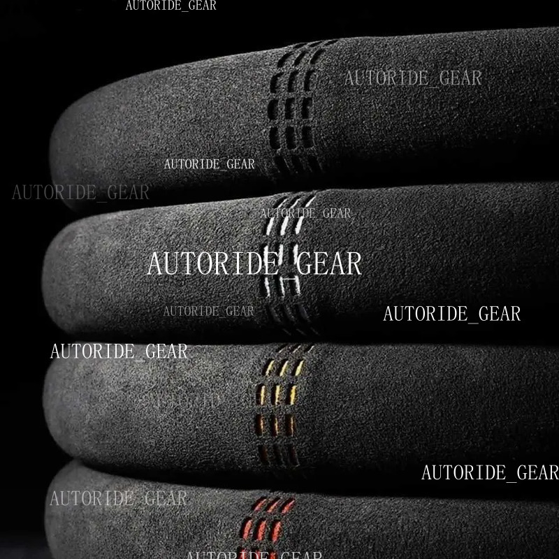 Covers Steering Utor28 Wheel Ultra-Thin Non-Slip D-Shaped Round Breathable Sweat-Absorbent Suede Cover For All Seasonsl24014