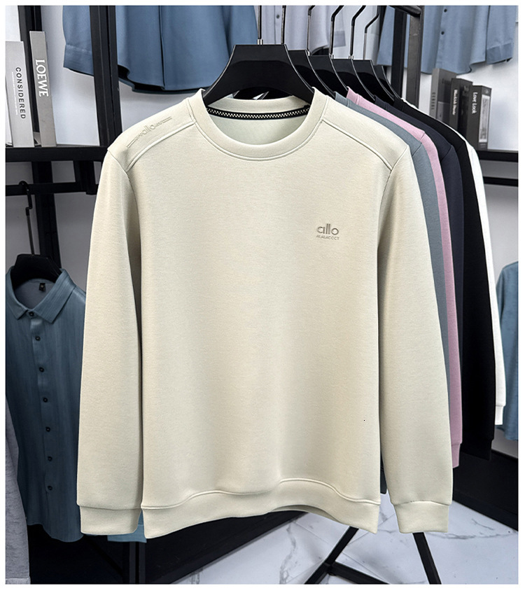 Designer Hoodie Men's Sweatshirt Round Polo Neck 2025 Autumn Winter New Fashion Trendy Loose Casual Designer Shirt Base Long Sleeve Men's T-