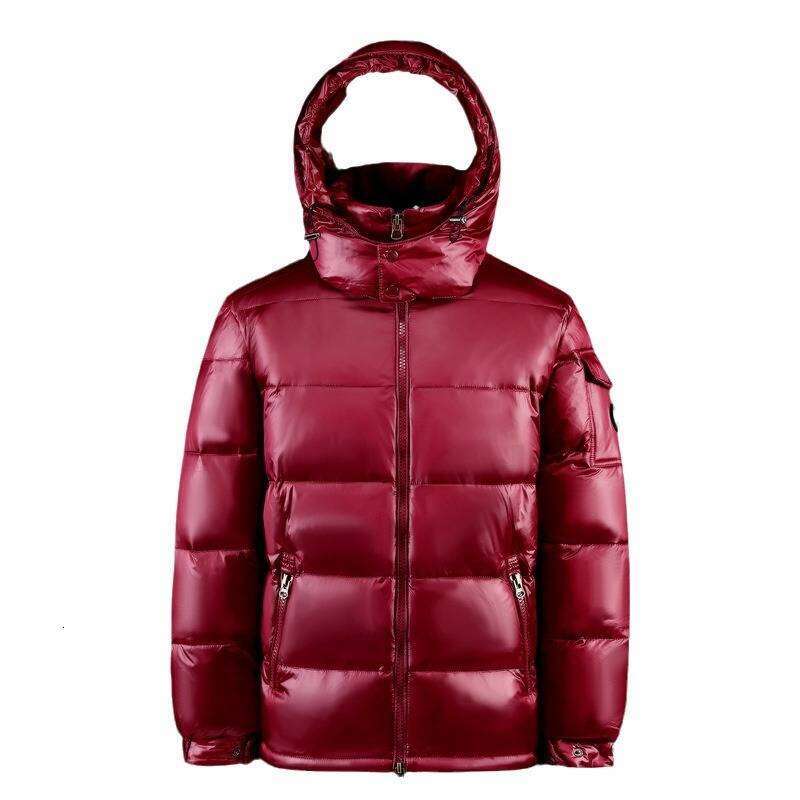 Premium Waterproof Down Jacket White Duck Feather Winter Coat With Customization Red Black Blue XS XXXL