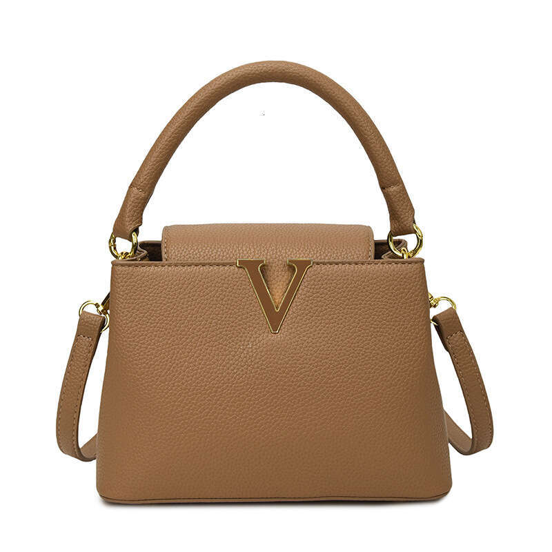 designer bag bag 2025 New Fashion Cross-Border Lychee Pattern Crossbody for Women Versatile Handbag Detachable Strap Single Shoulder Bag e11