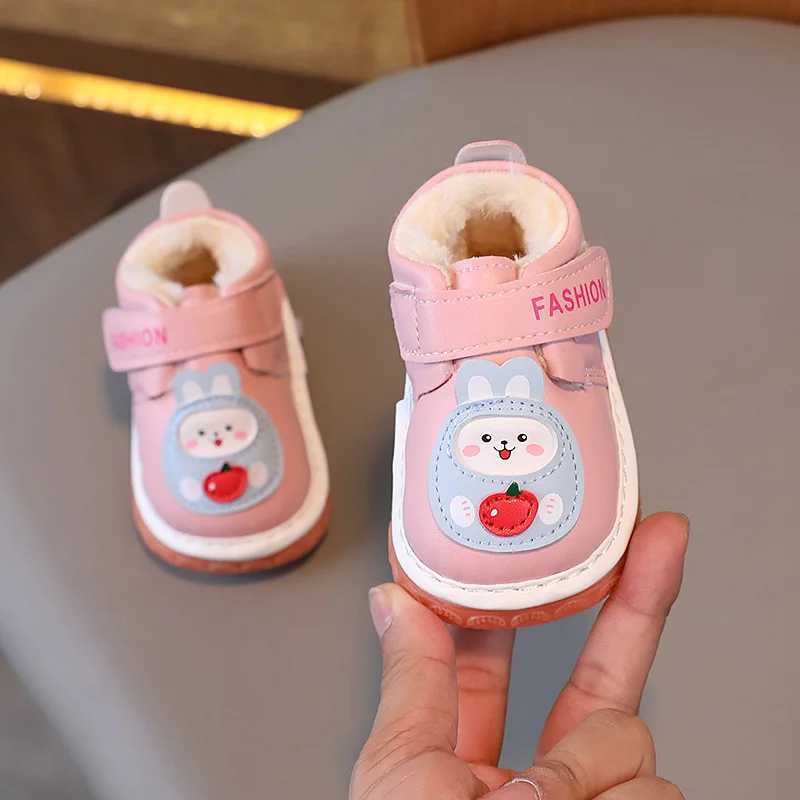 Warm Walkers Comfort Casual Simple Baby Girl Shoes Cute Cartoon Baby Shoes Winter New Called Shoe Soft Soled Anti Slip Boy Shoe C251008