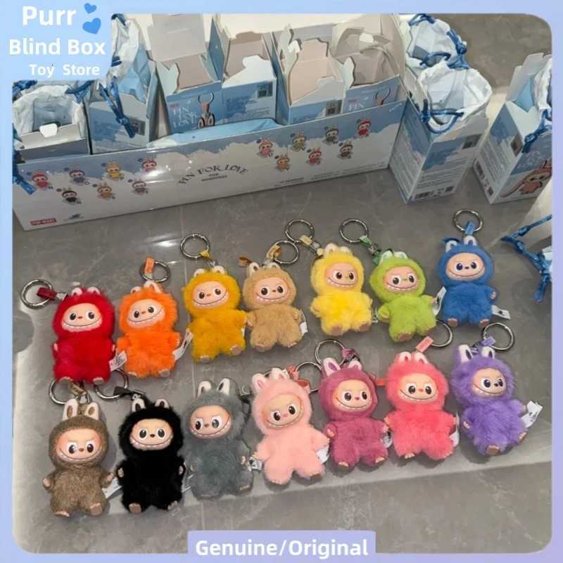 Hot Genuine The Monsters Labubu V4 Pin For Love Series Vinyl Plush Blind Box Cute Bag Pendant Gift Keychain Mystery Box Z251008