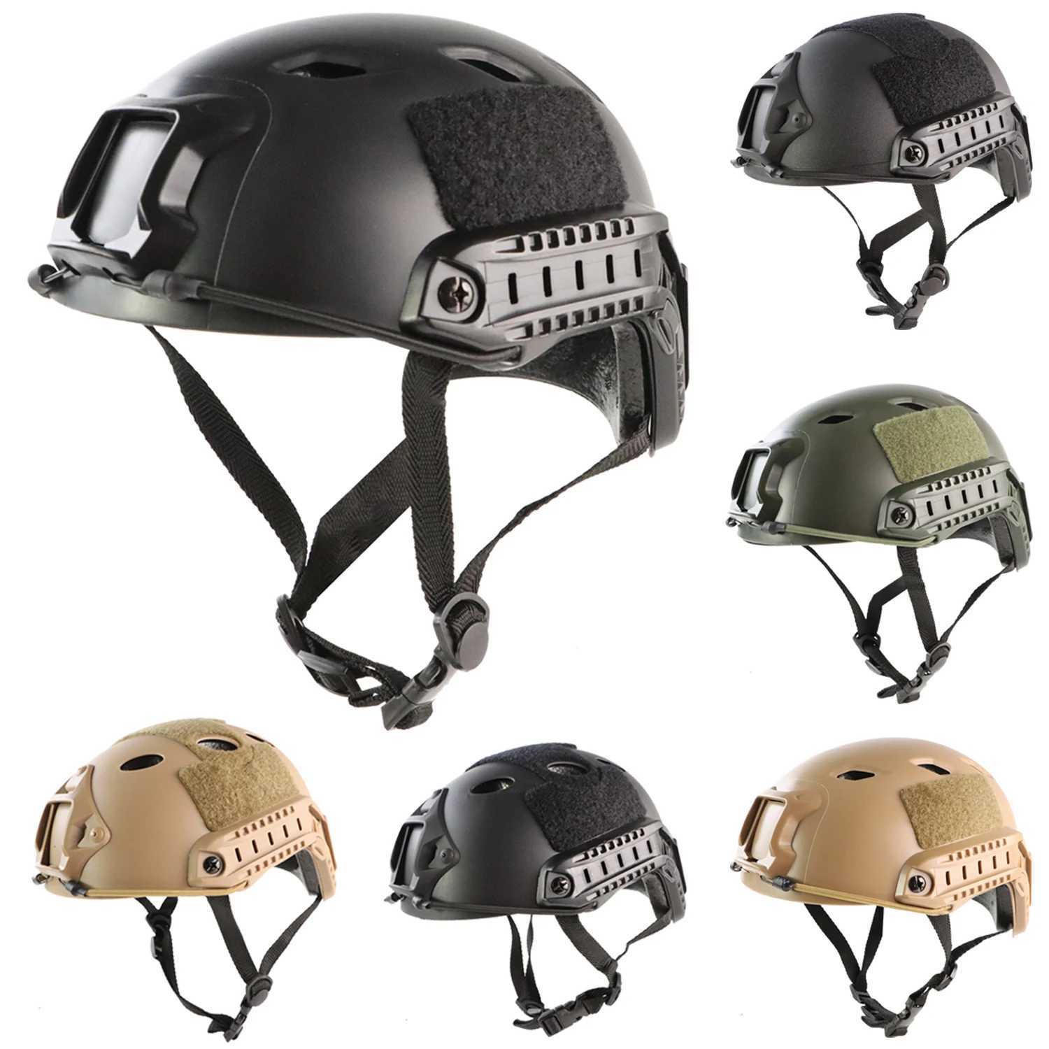 BOOIU Airsoft Fast MH PJ BJ Tactical Helmets Style Simple Quick Version Protective Gear for Outdoor Sports Paintball Games C251008