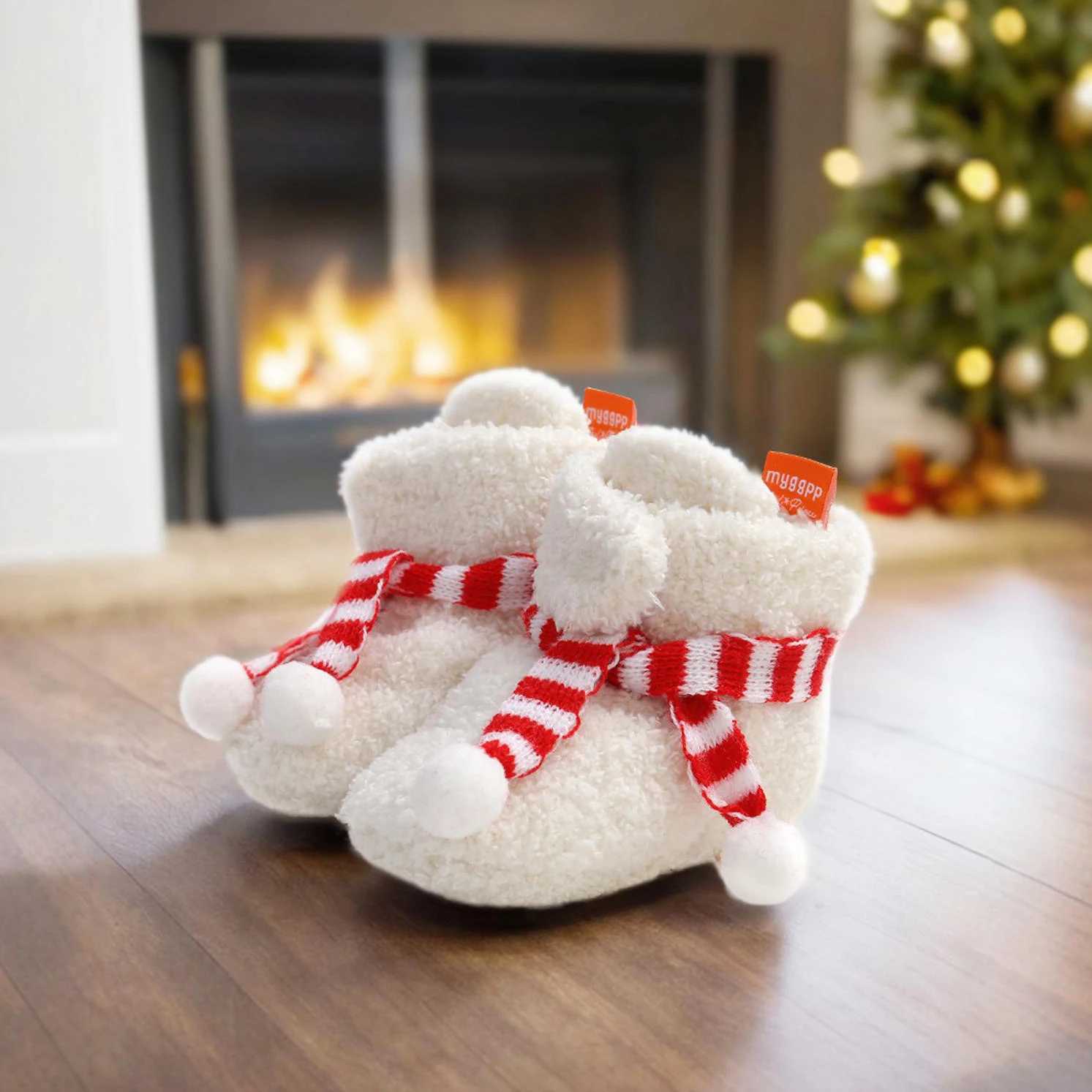 Christmas Newborn Infant Baby Girls Boys Warm Fleece Winter Booties First Walkers Slippers Shoes C251008