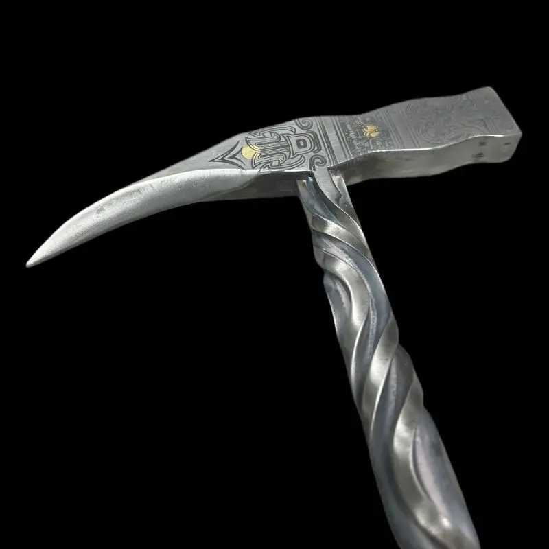 Outdoor Handmade Forging Multifunctional Hammer Torsion Integrated EDC Tool Convenient Hiking Selfdefense Camping Hammer J251121